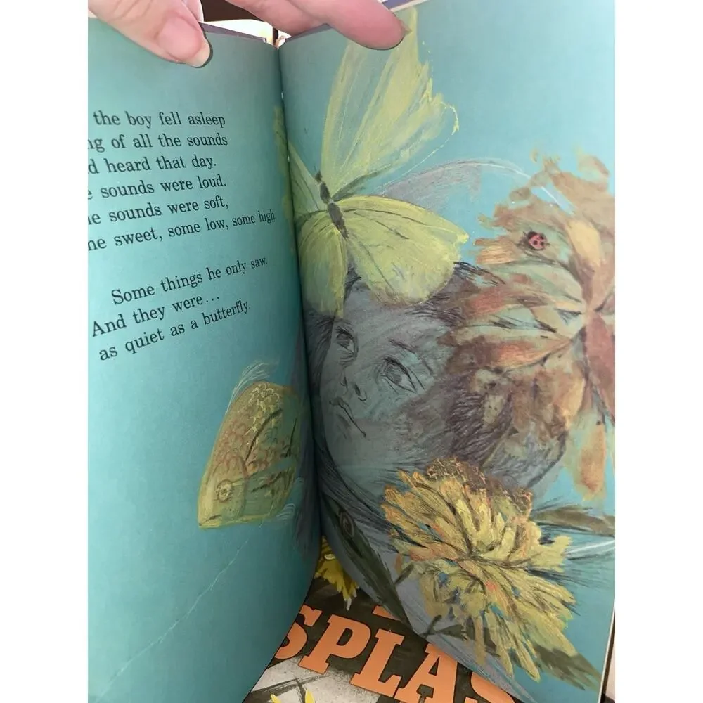 Vintage Quiet As A Butterfly Hardcover Children’s Book By Lawrence F Lowery 1969